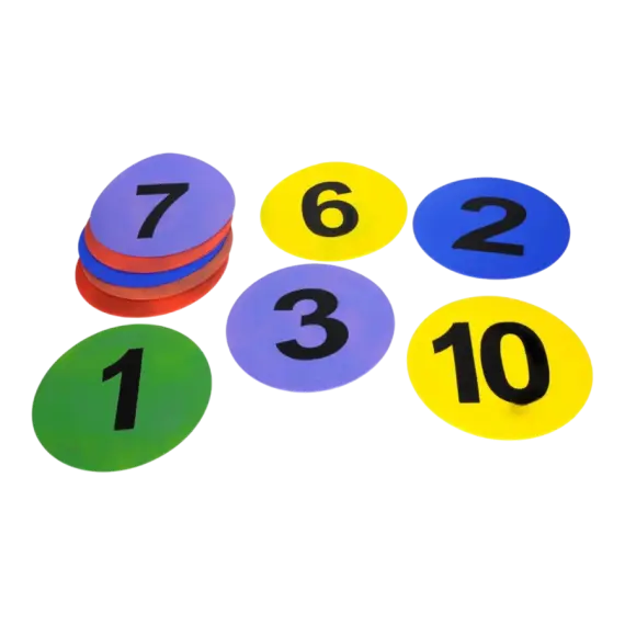 Numbered Spot Markers
