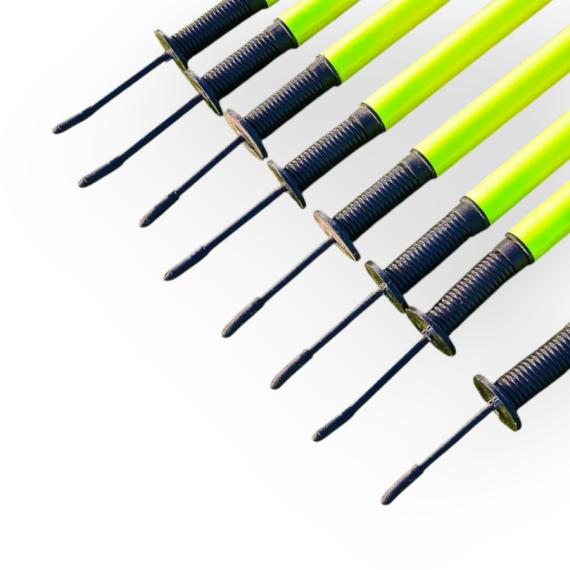 Spring-Loaded Slalom Poles